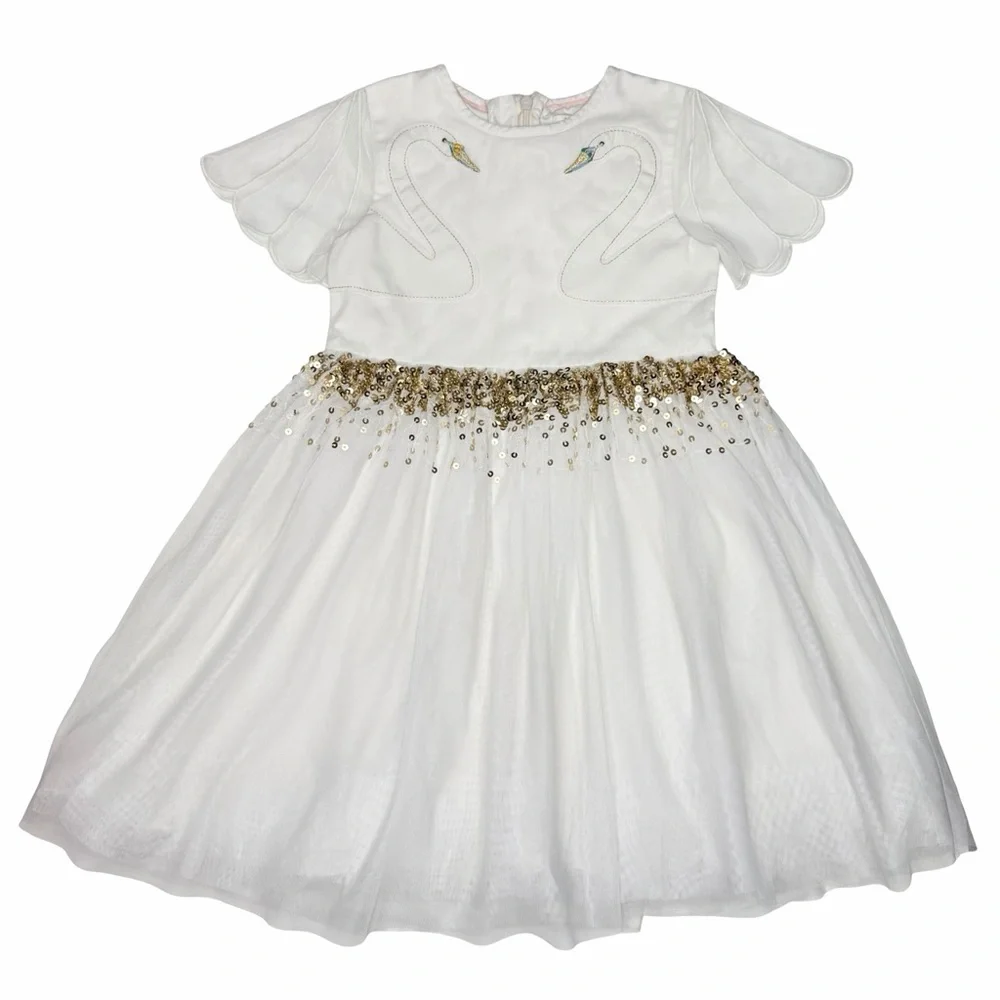 Mini Boden Swan‎ Tulle Dress